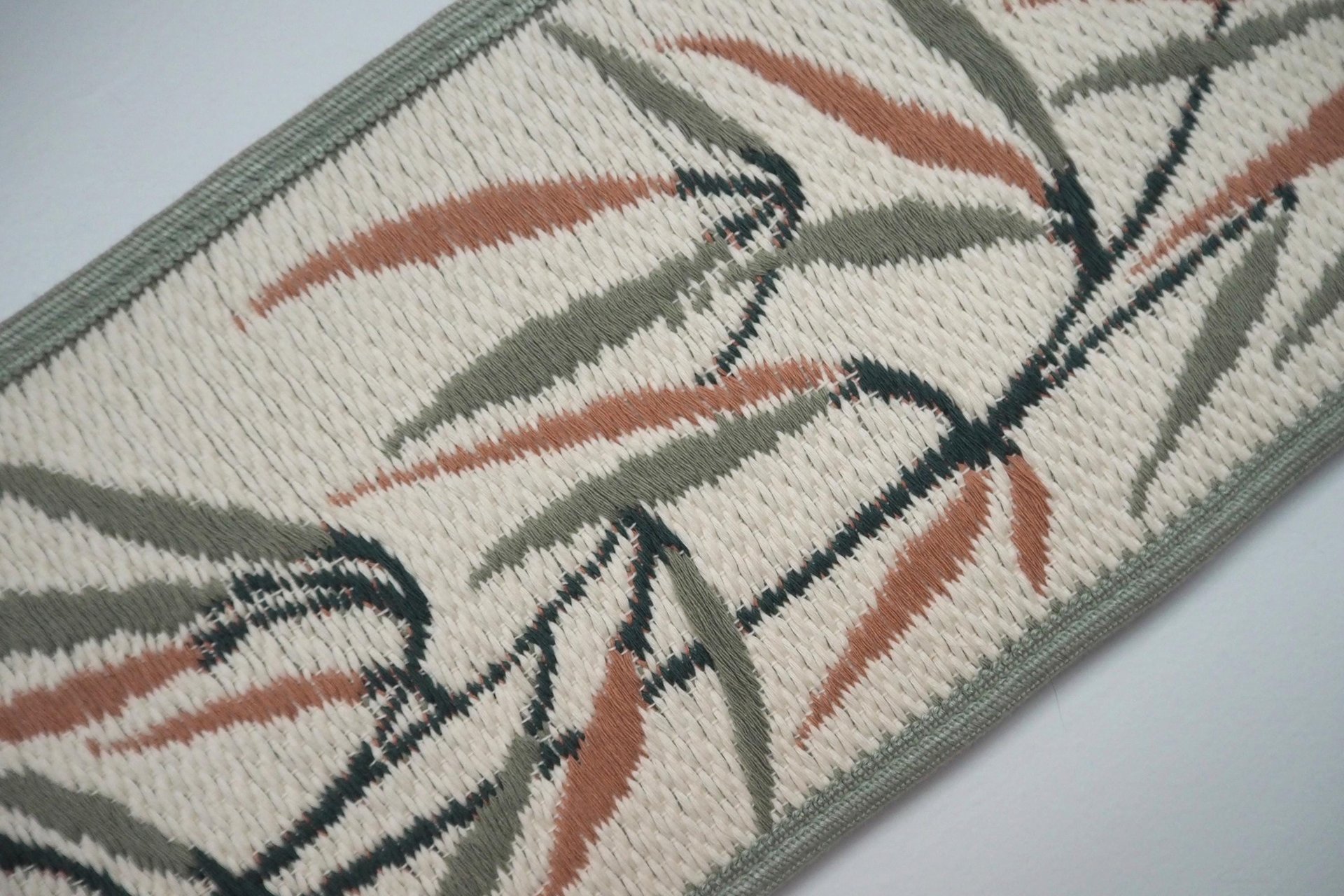 Vintage wall hanging | Long wall hanging | Nature wall hanging | Scandinavian woven textile | Made in Finland