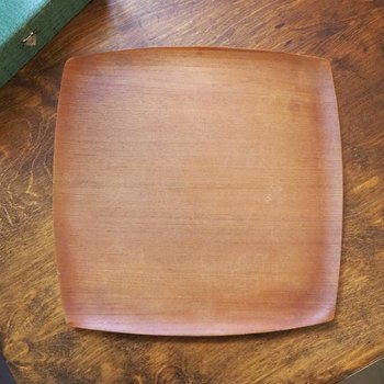 Vintage teak tray | Vintage Lainisalo teak tray | Rectangular teak serving tray | Finnish teak tray | Lainisalo teak tray
