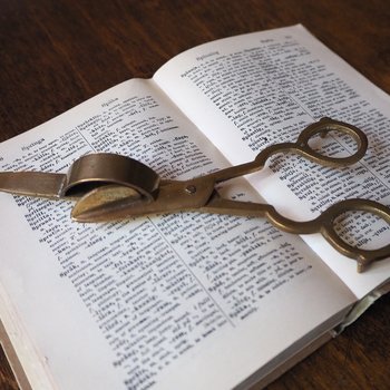 Vintage brass wick cutter | Brass candlewick scissors | Brass candlewick trimmer | Brass wick cutter | Vintage wick cutter