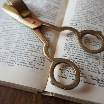 Vintage brass wick cutter | Brass candlewick scissors | Brass candlewick trimmer | Brass wick cutter | Vintage wick cutter