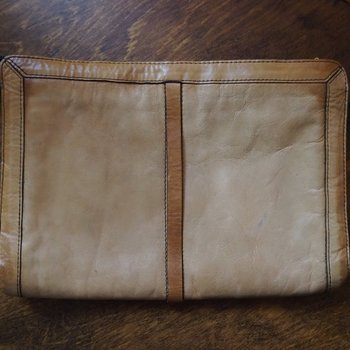 Vintage leather crossbody bag | Vintage leather bag | Light brown leather bag | Vintage handbag