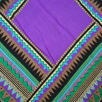 Vintage wool scarf | Geometric vintage wool scarf | Vintage Marja Kurki scarf | Marja Kurki wool scarf | Large wool scarf