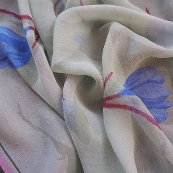 Vintage silk scarf | Vintage Marja Kurki scarf | Marja Kurki silk scarf | Small vintage silk scarf