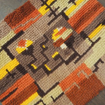 Vintage wall hanging | Geometrical wall tapestry | Scandinavian wall hanging | Vintage wall tapestry | Handmade wall tapestry