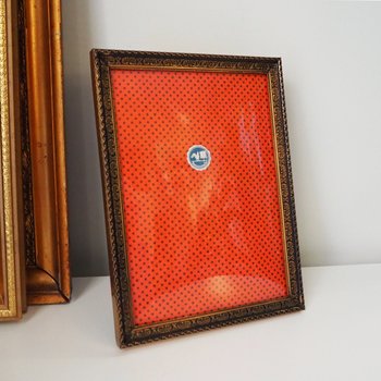 Vintage photo frame 18x24 cm | Vintage brass frame | Brass picture frame | Ornate photo frame | Vintage photo frame