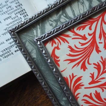 Set of two vintage silver plated photo frames | Small silver plated photo frames | Vintage picture frames | Matching frames