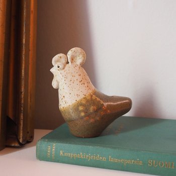 Vintage bird whistle | Ceramic bird whistle | Ceramic whistle | Blue bird whistle | Made in Finland