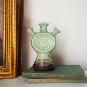 Vintage Kupittaan Savi vase | Vintage ceramic vase | Okki Laine | Finnish ceramics | Vintage vase | Scandinavian ceramic vase