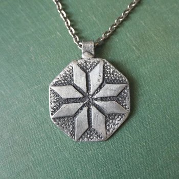 Vintage pewter pendant | Affa Alex Vittsjö pendant | Swedish pewter pendant | Vintage Vittsjö pewter pendant
