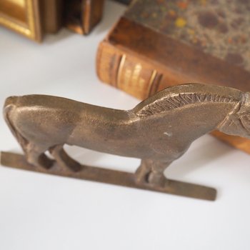 Vintage brass horse | Vintage horse figurine | Vintage horse ornament | Vintage brass figurine | Brass horse | Standing brass horse