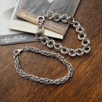 Vintage silver bracelets | Sterling silver bracelet | Vintage bracelet | Sterling silver bracelet | Vintage chain bracelets | 925 silver