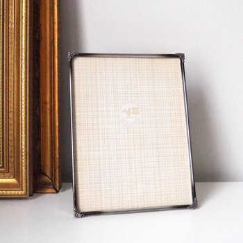 Vintage photo frame 18x24 cm | Vintage photo frame | Silver plated picture frame | Vintage silver picture frame